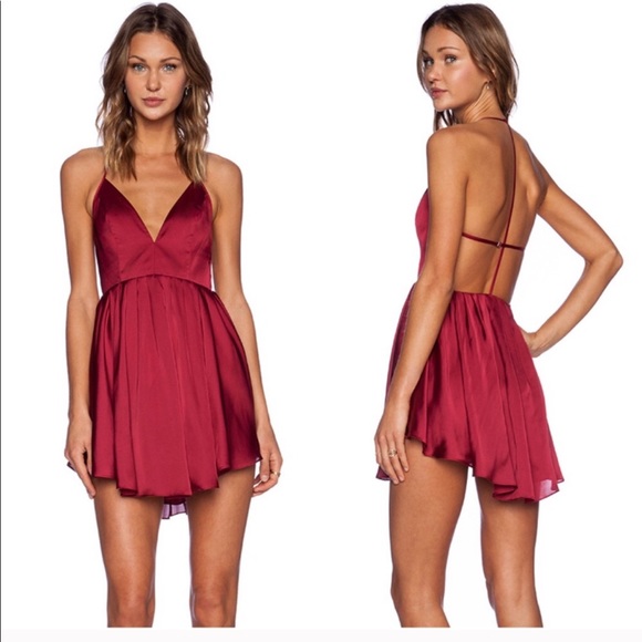 NBD Dresses & Skirts - NBD x REVOLVE • Get Out Red Mini Dress